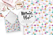 Baby Mermaids & Unicorns Patterns, a Pattern Graphic by KaramfilaS (Thumbnail 3 of 14)
