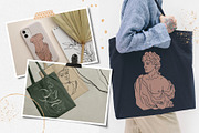 Antique greek beauty - designs kit, a Person Illustration by My Space Garden (Thumbnail 9 of 19)
