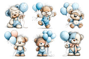 Whimsical Teddy Bear With Balloon, an Animal Illustration by Creative Art (Thumbnail 4 of 6)