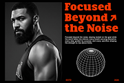 Moncle Bold Display Typeface Font, a Sans Serif Font by Rasio Studio (Thumbnail 6 of 8)