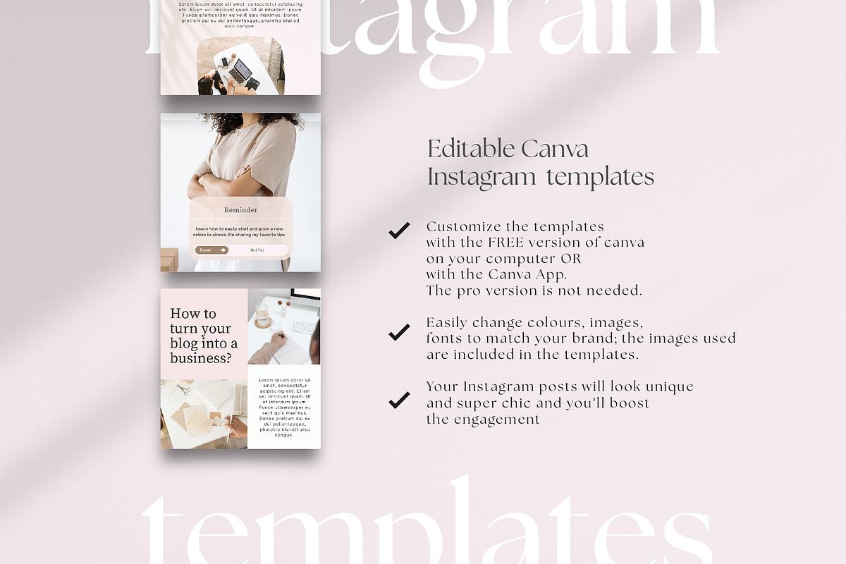 Aesthetic coach instagram templates, a Social Media Template by SilverMintDesign (Photo 9 of 9)