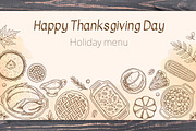 Thanksgiving Dinner Design Kit, a Seasonal Illustration by Artspace (Thumbnail 3 of 9)
