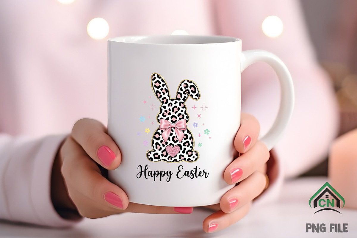 Easter PNG, Happy Easter Leopard, an Illustration by Craft Nest (Photo 3 of 6)
