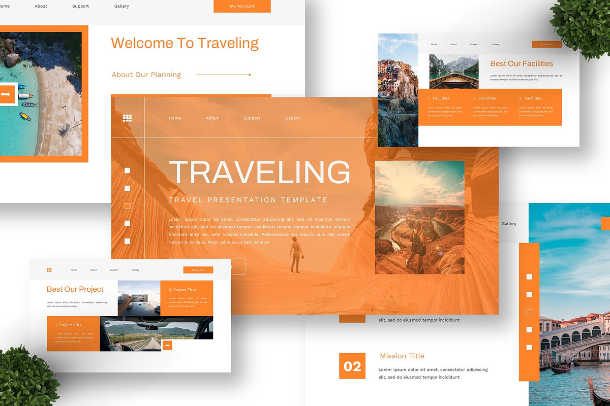 Traveling - Travel Google Slide, a Presentation Template by Deepslide Studio (Photo 4 of 6)