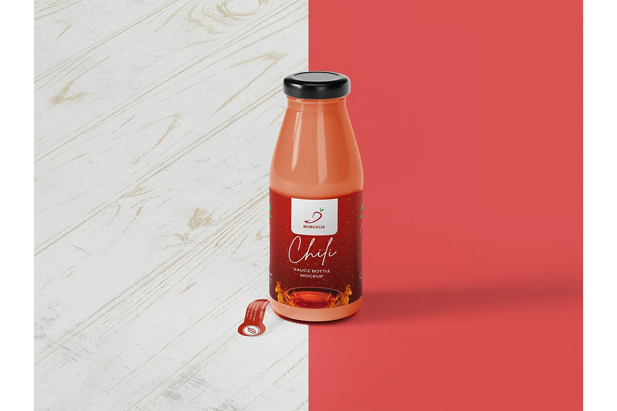 Sauce Bottle Mockup, a Product Mockup by zippypixelstudio (Photo 9 of 10)