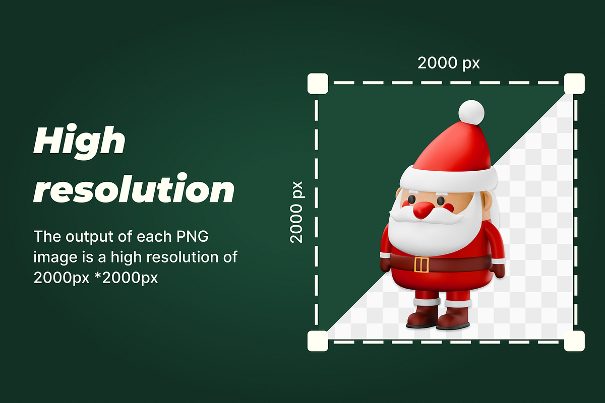 Christmas 3D Icon Pack, an Object 3D Model by Laimmilka (Photo 3 of 4)