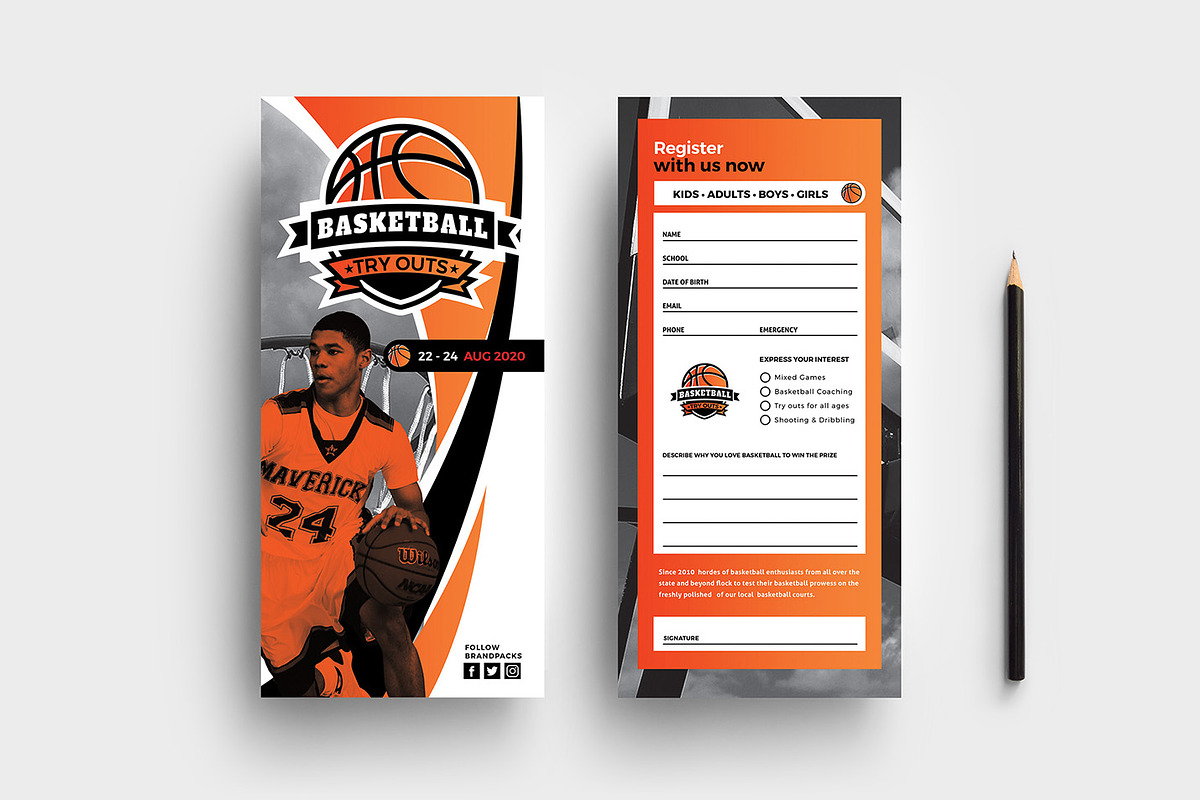 Basketball Templates Pack, a Flyer Template by BrandPacks (Photo 8 of 12)