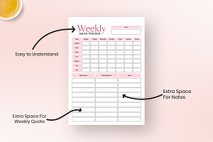 Printable Weekly Salah Tracker