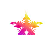 Colorful Starburst Gradient Shape, an Object Graphic by Design Store (Thumbnail 1 of 3)