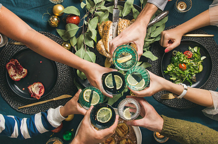 Company of friends or family containing company, friend, and family, a Food & Drink Photo by Foxys