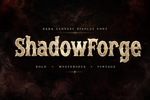 ShadowForge – Fantasy Display Font