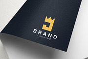 Letter J crown king logo design, a Branding & Logo Template by Amadul11 (Thumbnail 4 of 5)