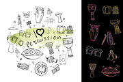 55 doodles of percussion instruments, an Object Graphic by airdynamic (Thumbnail 5 of 5)