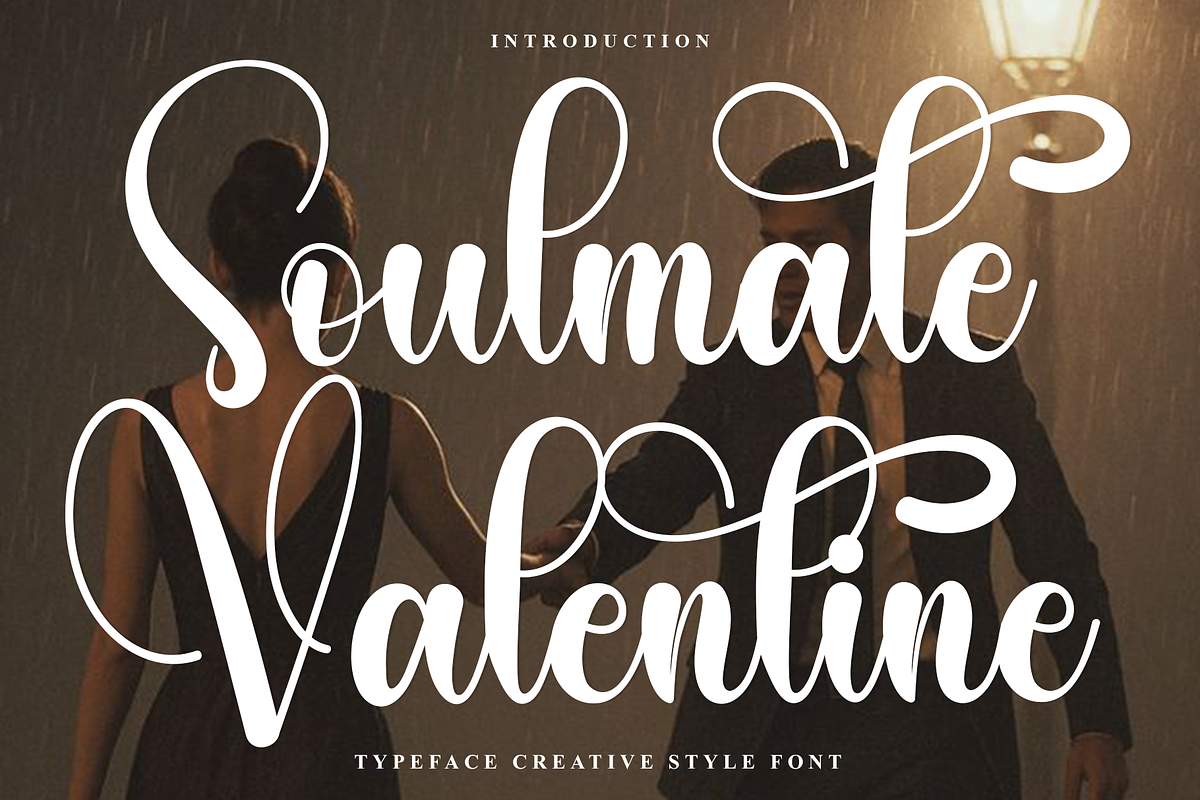 Soulmate Valentine, a Handwritten Font by FreshTypeINK (Photo 1 of 8)