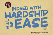 CHAKIE - Retro Brush Font, a Sans Serif Font by Garisman Std (Thumbnail 4 of 8)