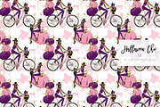 Halloween Fashion Witch Patterns, a Pattern Graphic by KaramfilaS (Thumbnail 19 of 22)