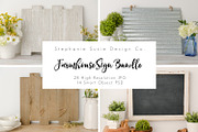 Farm House Signs Bundle Mock Ups, a Household Mockup by Susie Design Co (Thumbnail 1 of 3)