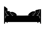 Modern Bed Silhouette Bundle, a Graphic by Designer_Momina (Thumbnail 4 of 10)