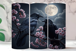 Gothic Raven Fantasy Tumbler, an Arts & Entertainment Photo by LamanAzalea