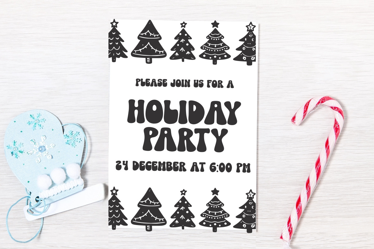 Yule Cool - Retro Christmas Font, a Handwritten Font by SaktiAvellin (Photo 5 of 7)