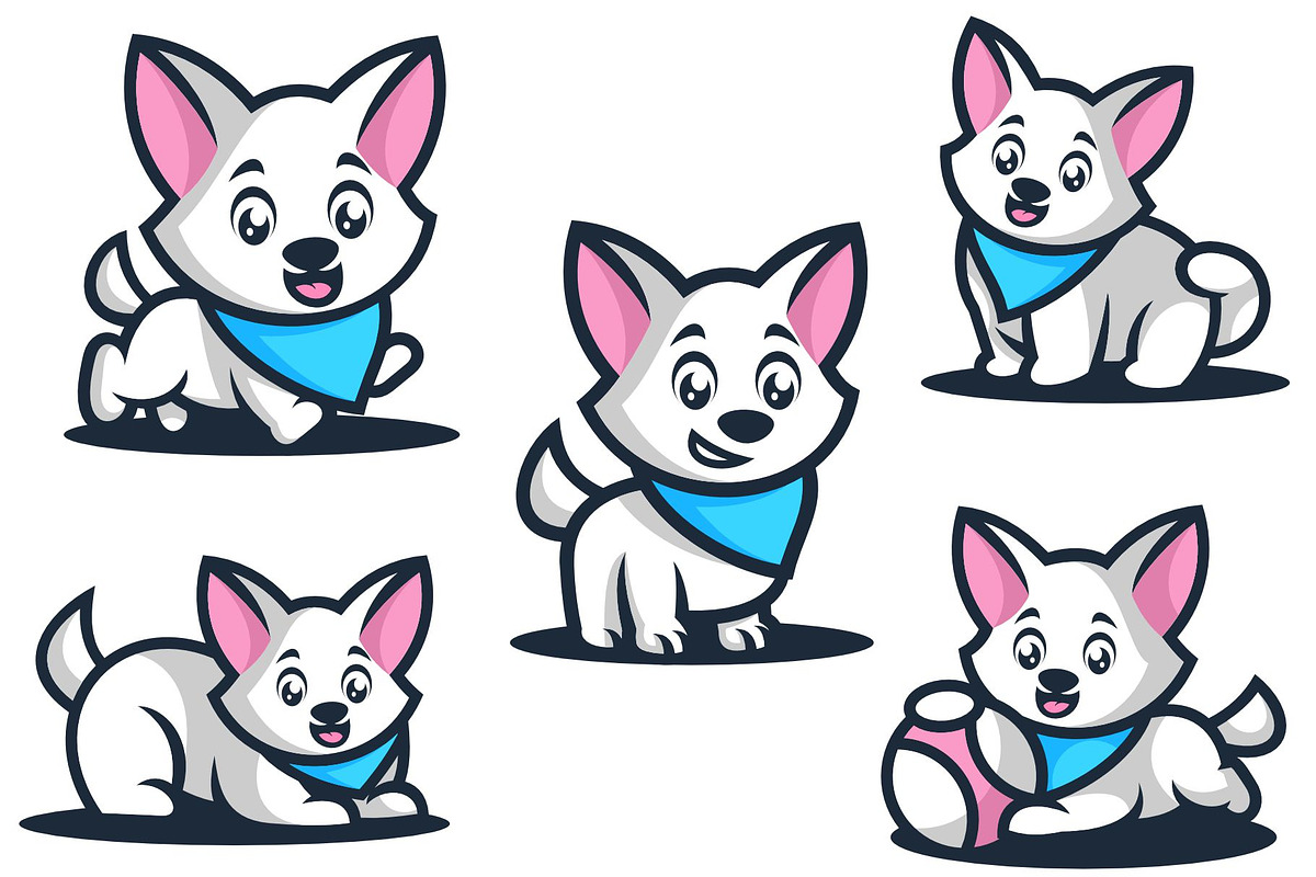 5 Cute Mascot Animal Logo Design, a Branding & Logo Template by Artnivora.Std (Photo 2 of 4)