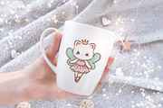 Ballerina Cat Nutcracker clipart, an Animal Illustration by Blumensdiary (Thumbnail 6 of 7)