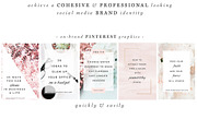 Rose Gold Social Media Templates, a Social Media Template by Essem Creatives (Thumbnail 3 of 8)