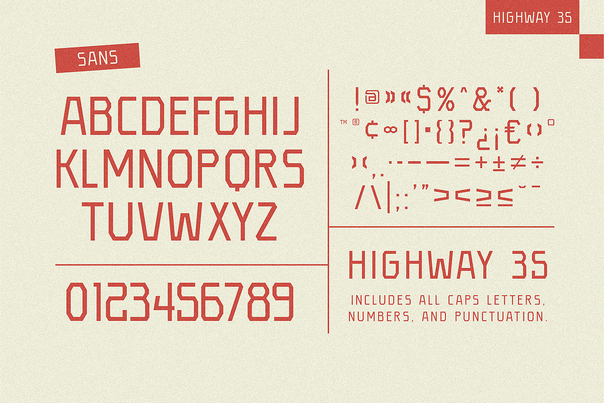 Highway 35 - Retro Font Bundle, a Handwritten Font by Lateral Design (Photo 3 of 17)