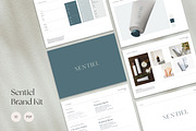 Sentiel Brand Proposal | Indesign CC, a Branding & Logo Template by Mindful Mapbooks Co. (Thumbnail 1 of 11)
