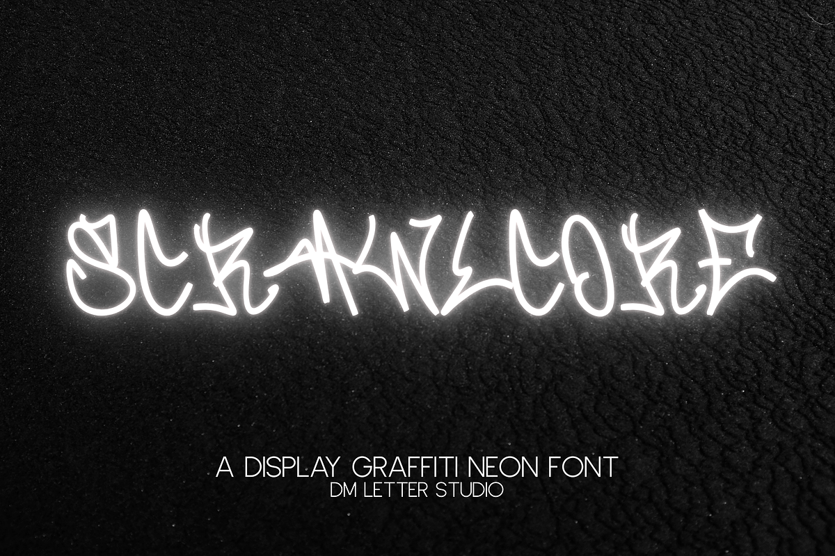 Scrawlcore, a Handwritten Font by Dm Studio (Photo 1 of 7)