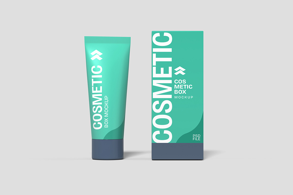 Cosmetic Box - Mockup, a Mockup by Rometheme Std (Photo 4 of 5)