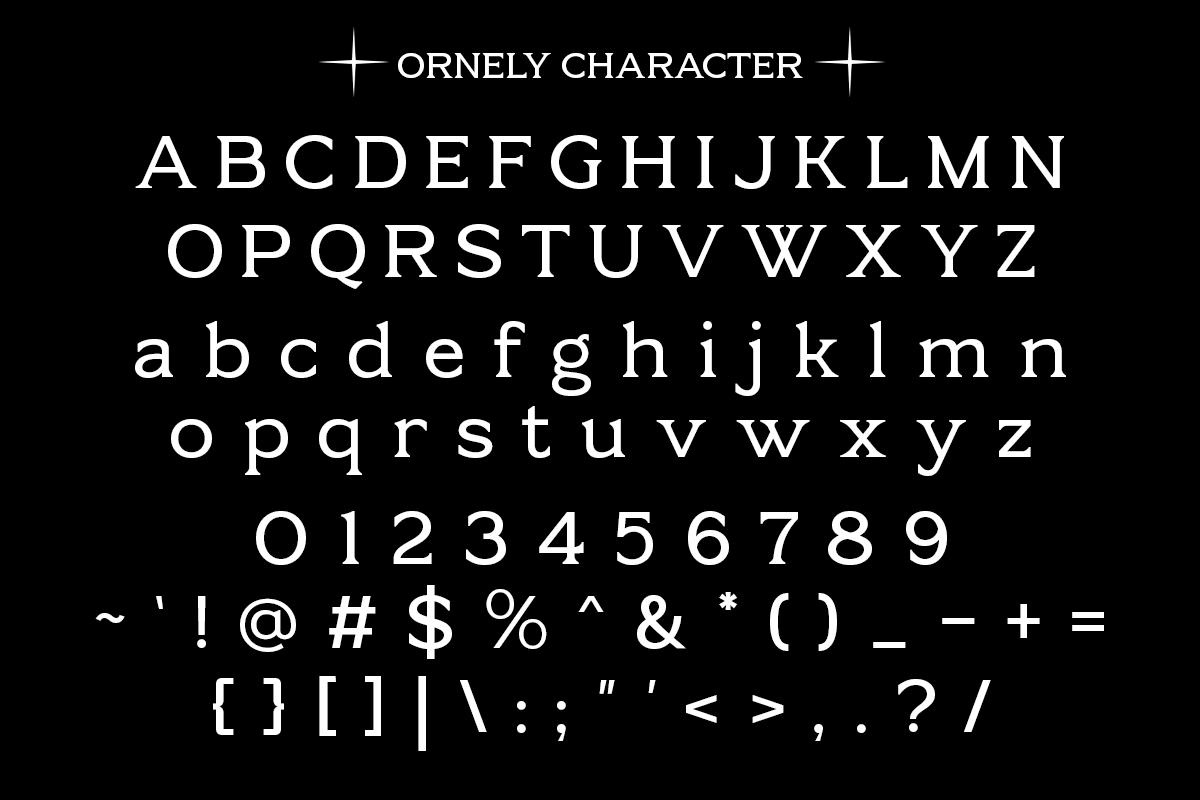 A Modern Luxury Font – Ornely, a Font by RagamKata (Photo 9 of 10)