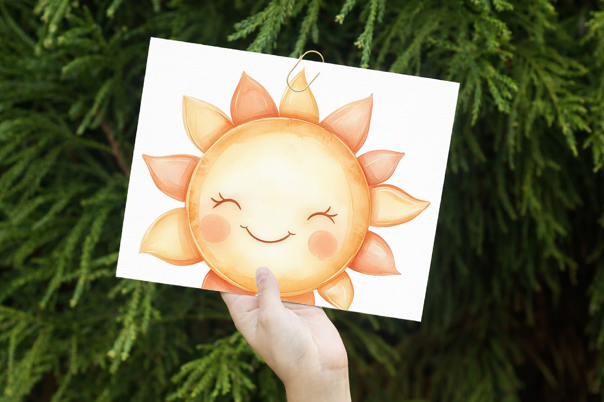 Watercolor Farm Animals Clipart Set, an Illustration by Libby Wishes (Photo 7 of 7)