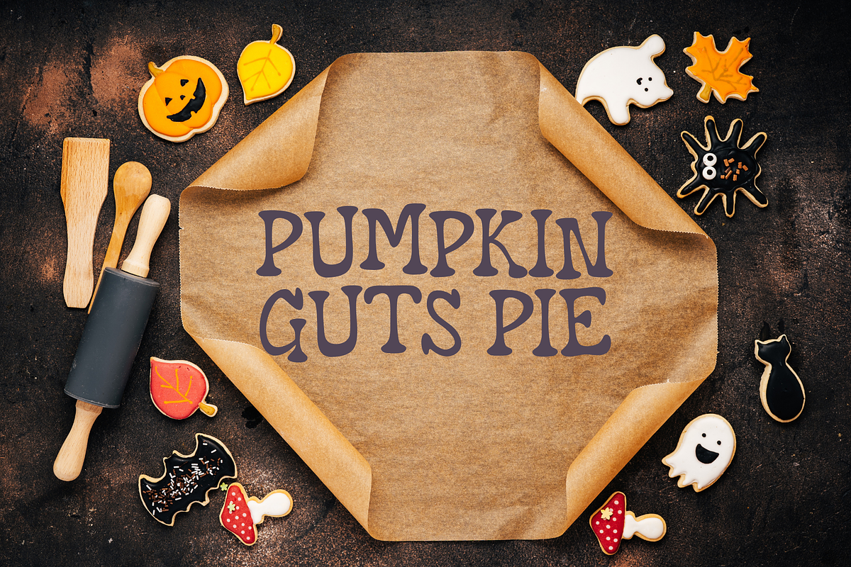 Vintage Horror is a Halloween font, a Handwritten Font by Brown Cupple (Photo 7 of 9)