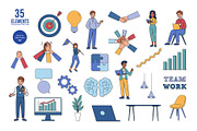 Teamwork Flow – Digital Hand-Drawn, a Work Illustration by CreativeValuation (Thumbnail 2 of 11)