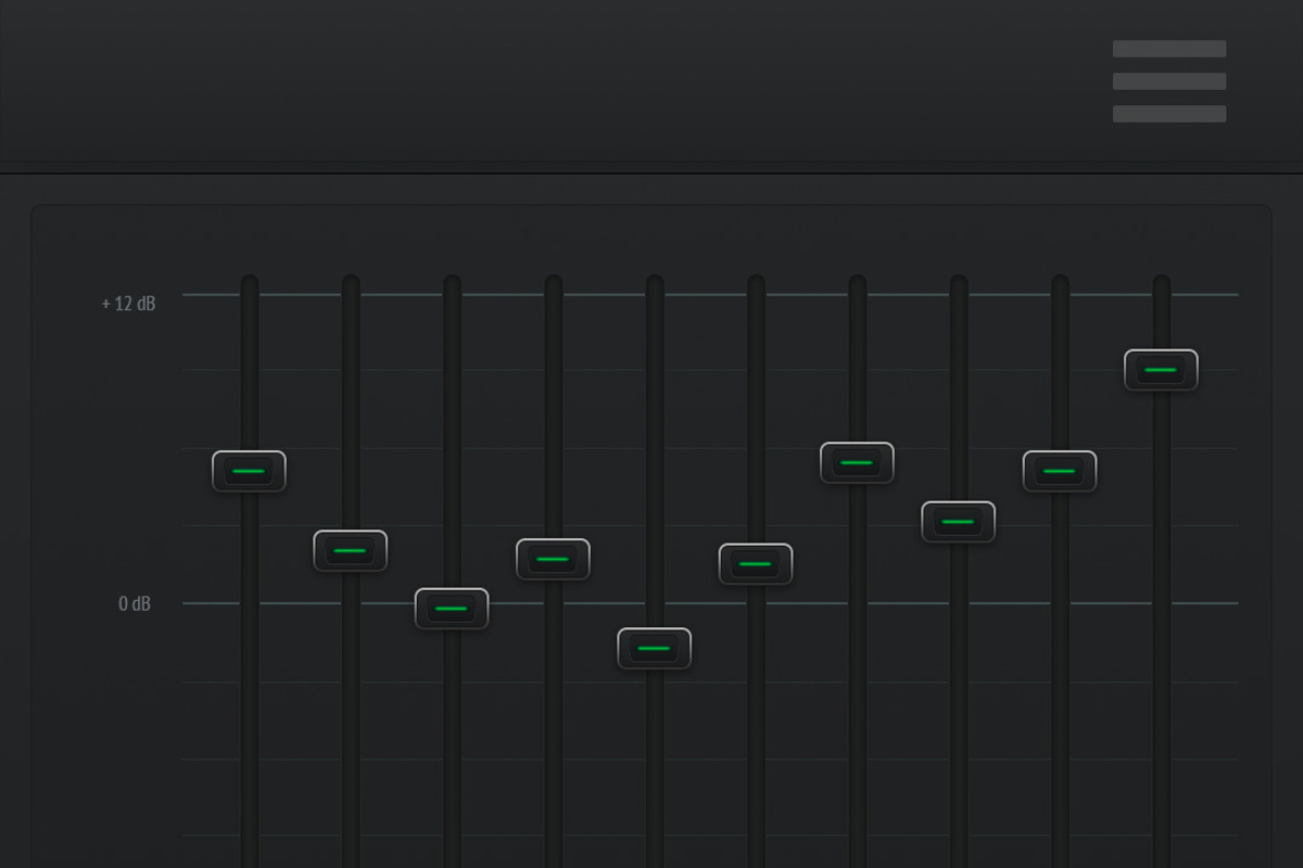 Music Player Dark Mobile GUI, an Android Mockup by Marabu Textures Store (Photo 2 of 6)
