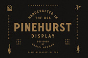 Pinehurst | Bold Display Typeface, a Sans Serif Font by Daniel Neuman (Thumbnail 1 of 7)