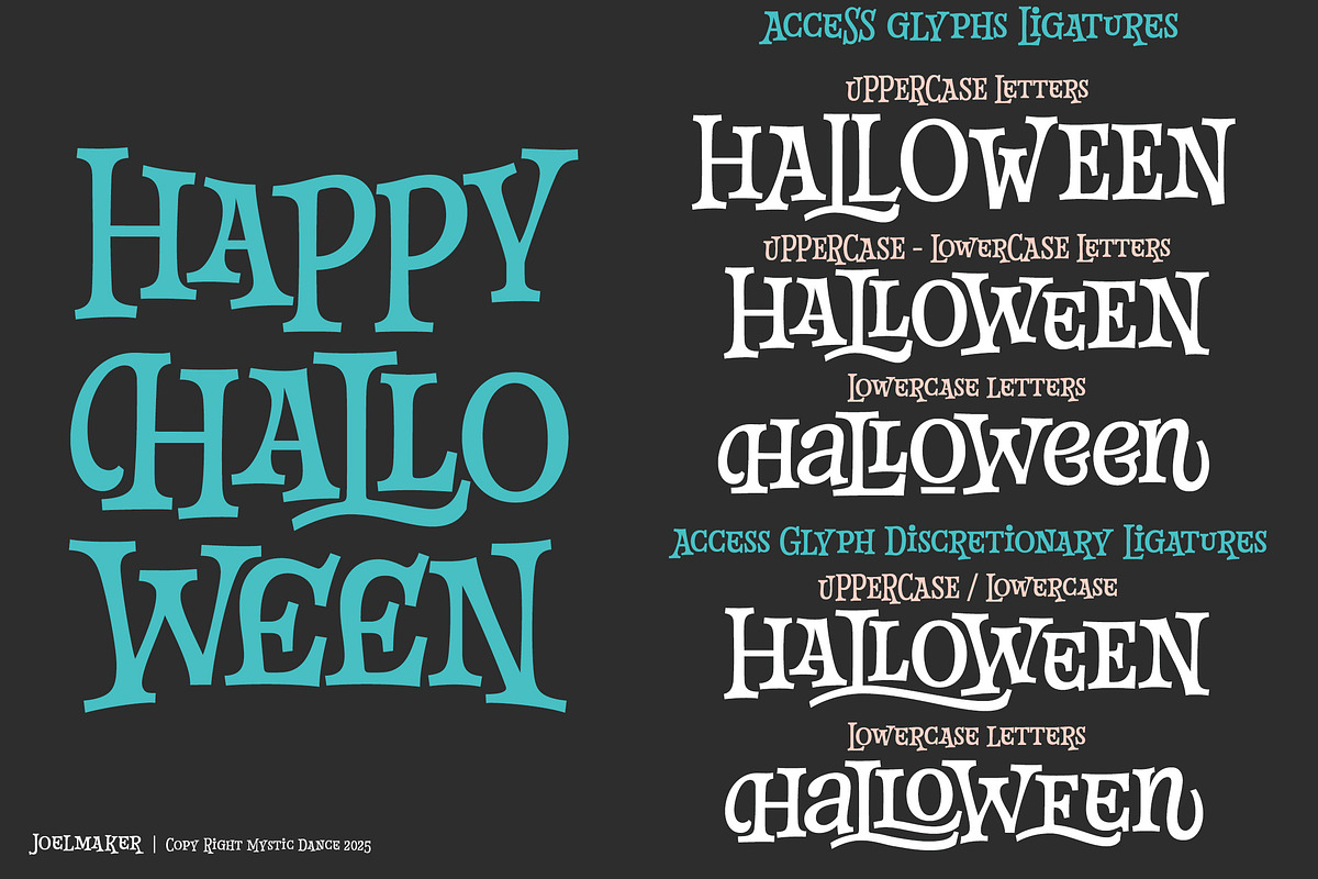 Mystic Dance, a Serif Font by joelmaker (Photo 5 of 18)