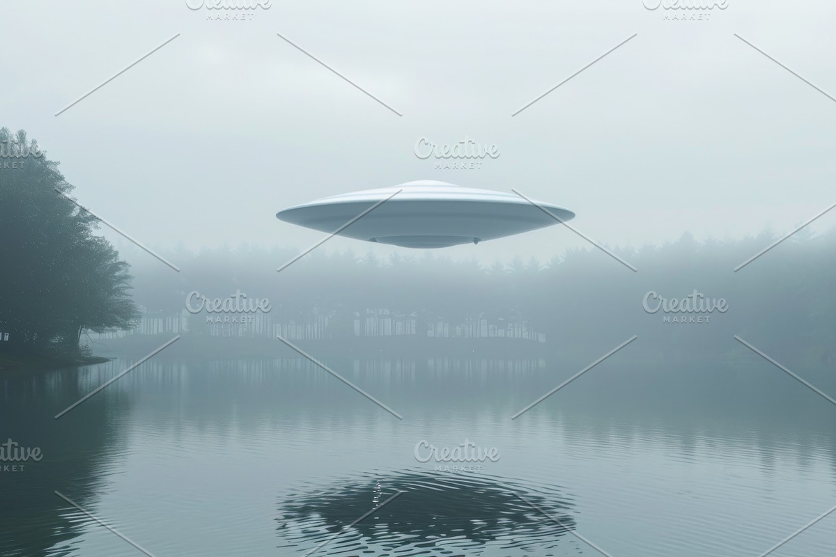 97 UFO objects flying in the sky, a Transportation Photo by Handmadefont (Photo 75 of 101)