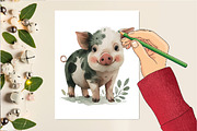 Forest Animals and Nature Clipart, an Illustration by DreamCafeArt (Thumbnail 6 of 6)