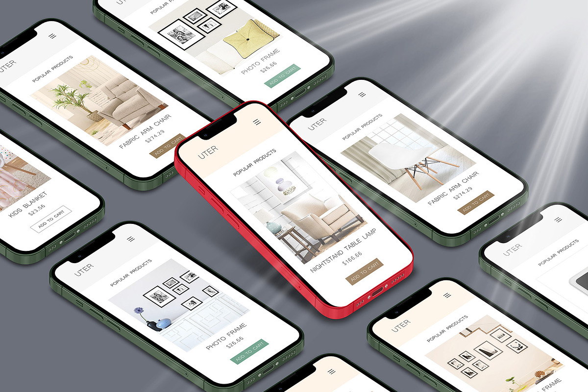 3D iPhone Presentation Mock-Up 12, an iPhone Mockup by Graphicsworld125 (Photo 3 of 8)