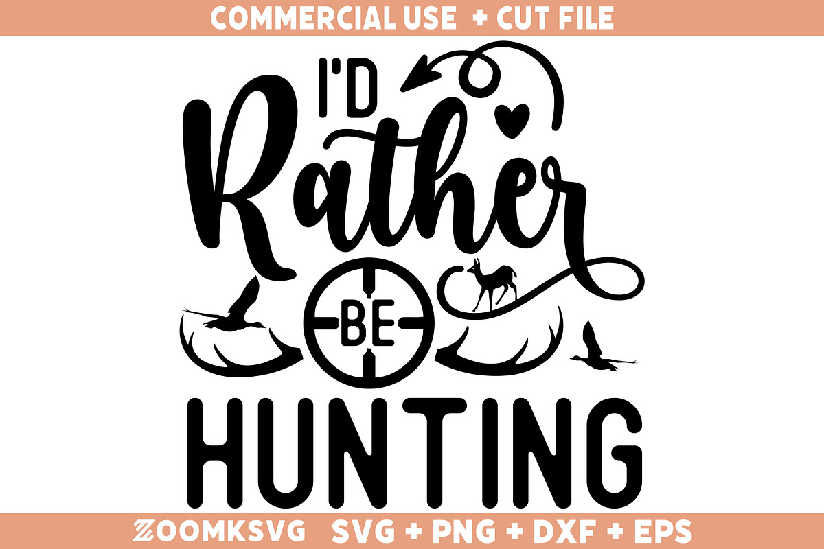 Hunting SVG Bundle 20 Designs, an Illustration by ZoomkSVG (Photo 20 of 40)