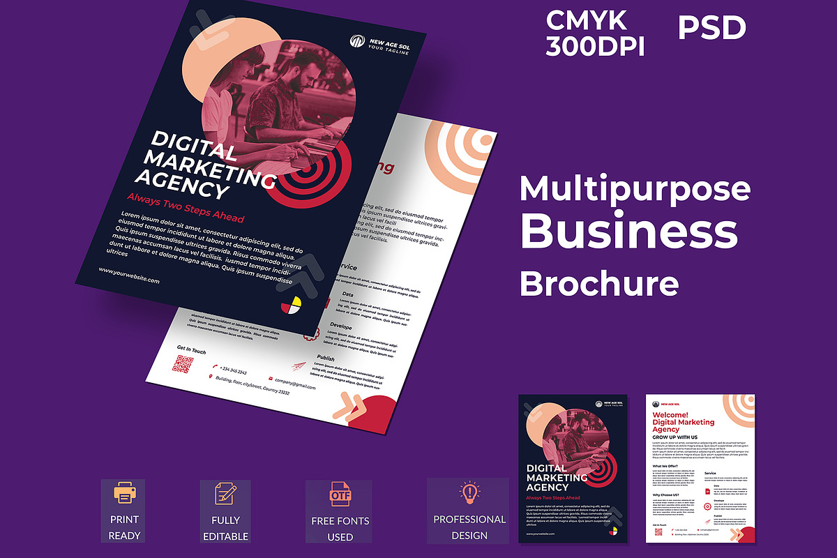 Business Brochure/Poster/Flyer, a Brochure Template by kamalrawat_gd (Photo 2 of 3)