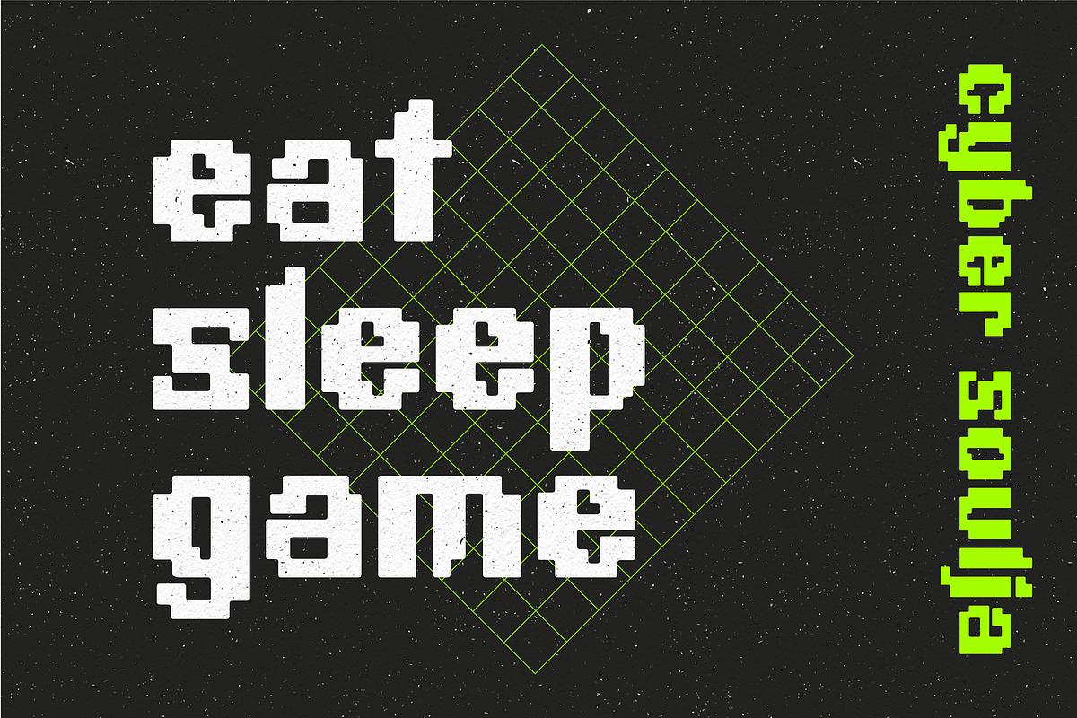 Cyber Soulja, a Sans Serif Font by HipFonts (Photo 3 of 10)