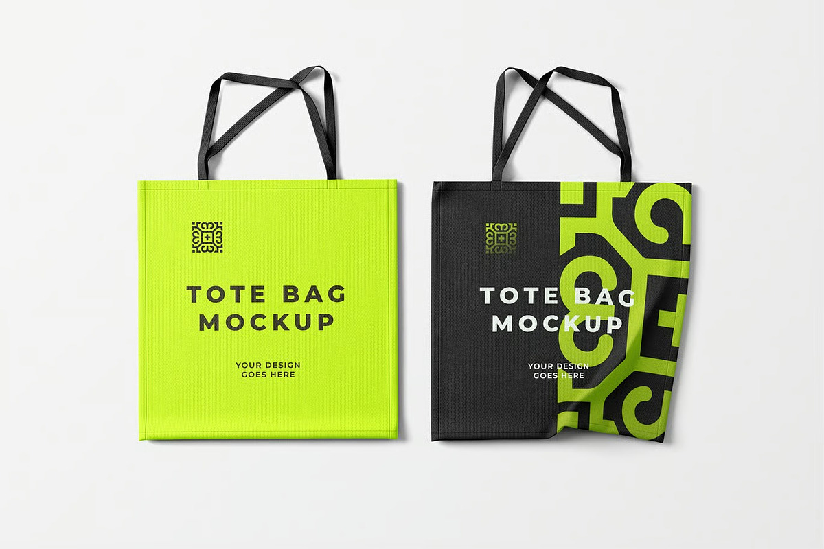 Customizable Tote Bag Mockup, a Packaging Mockup by zpackcreative (Photo 3 of 5)