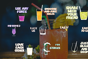 Smoothie And Juice Titles DaVinci, a Templates & Theme by 2dfx