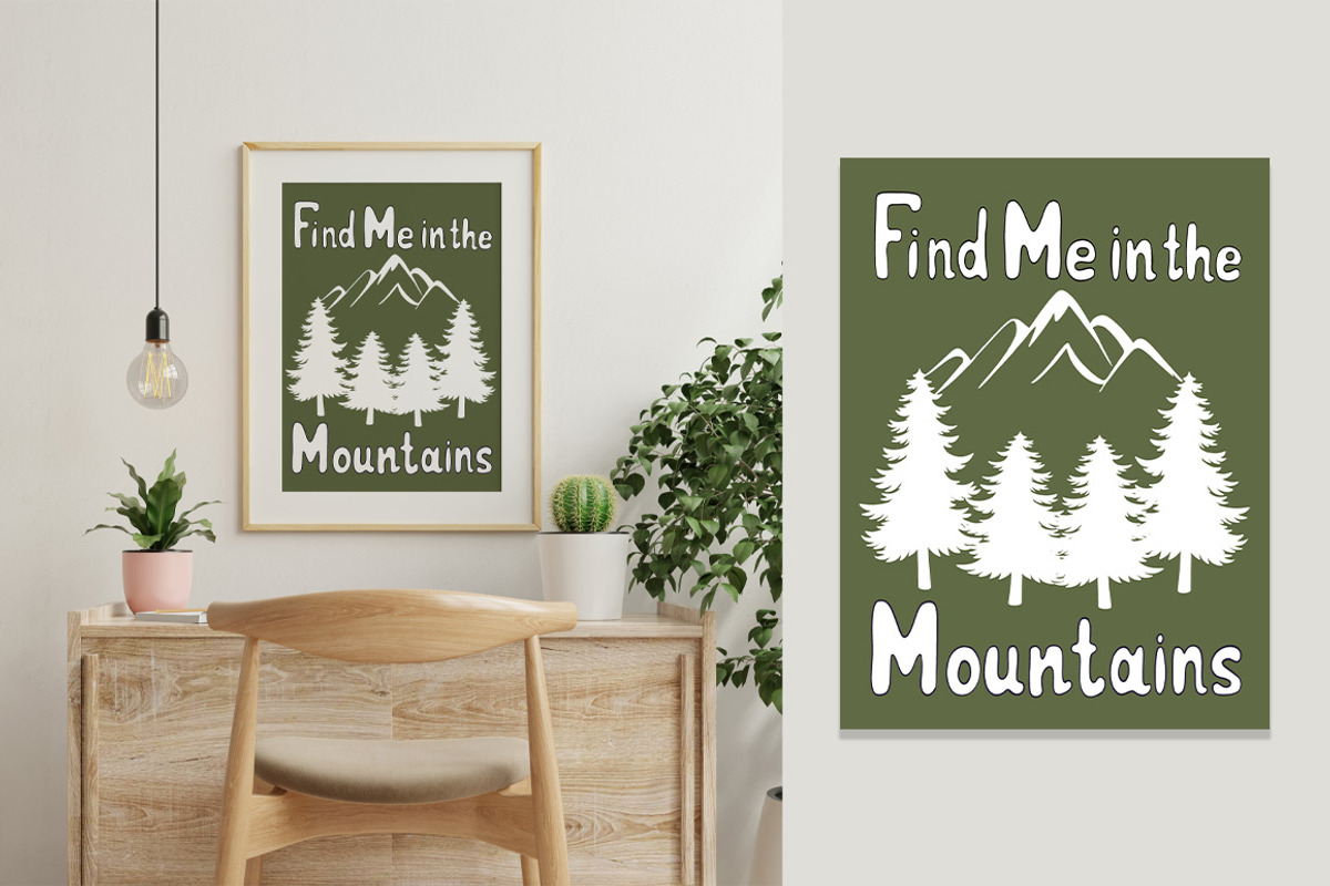 Camping & Hiking Poster Collection, a Seasonal Illustration by Mari_Caliart (Photo 9 of 12)