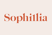 Sophillia - Ligature Serif Font, a Serif Font by Tropical Type (Thumbnail 1 of 10)