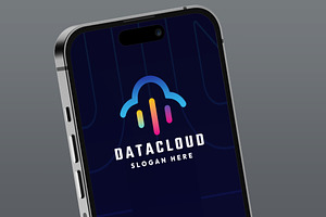 Data Cloud - Cloud Computing Logo, a Branding & Logo Template by Design_Planet