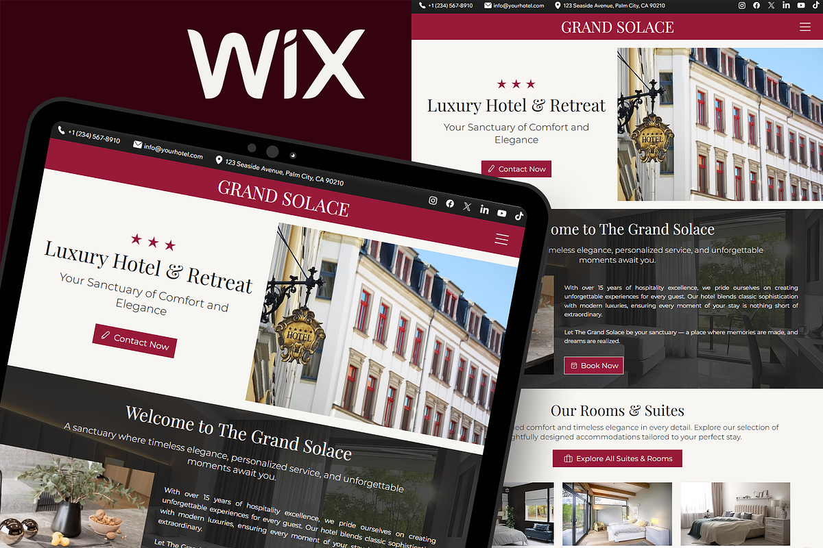 Hotel - Wix Studio Website
